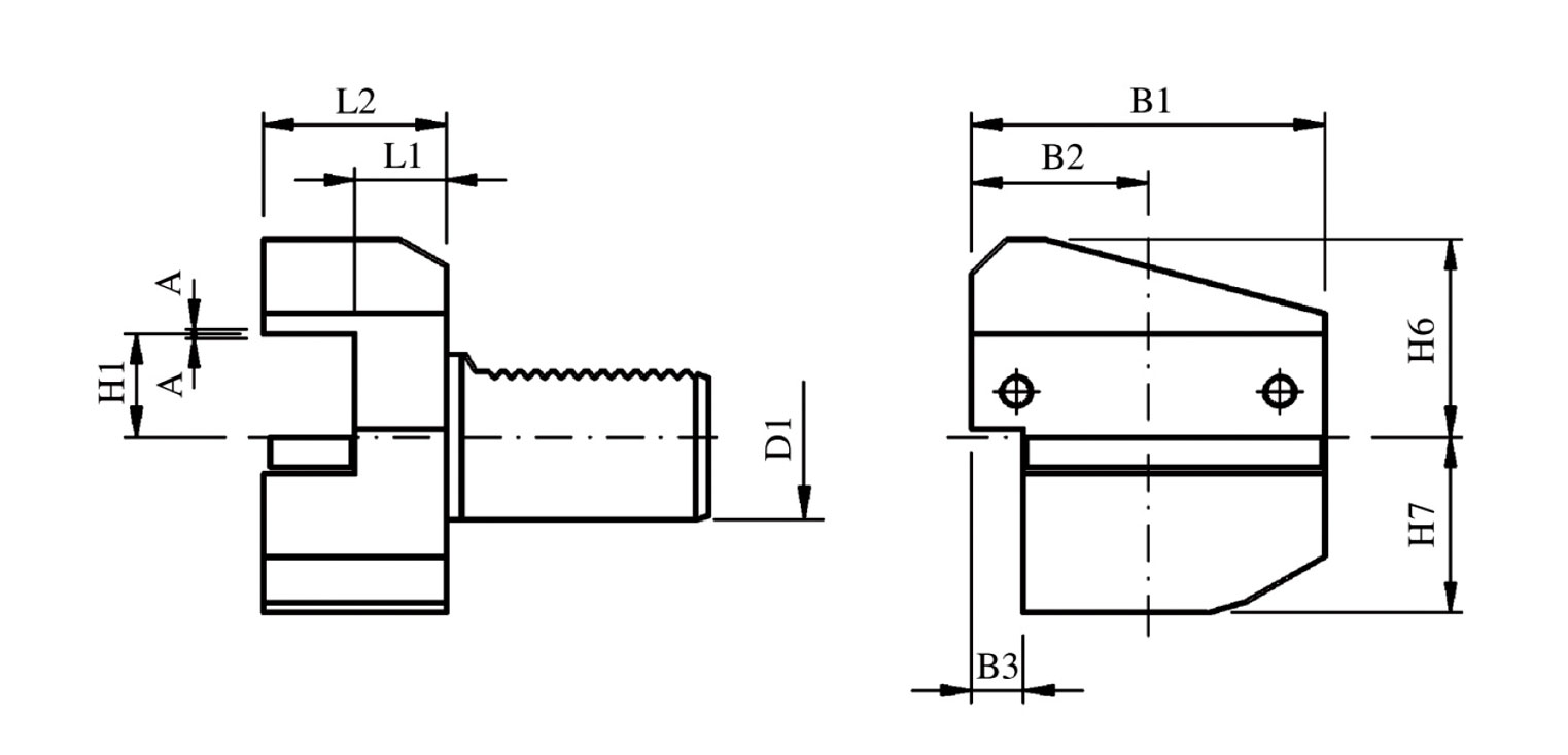 B Series Radial Outer Diameter Tool Holder B4