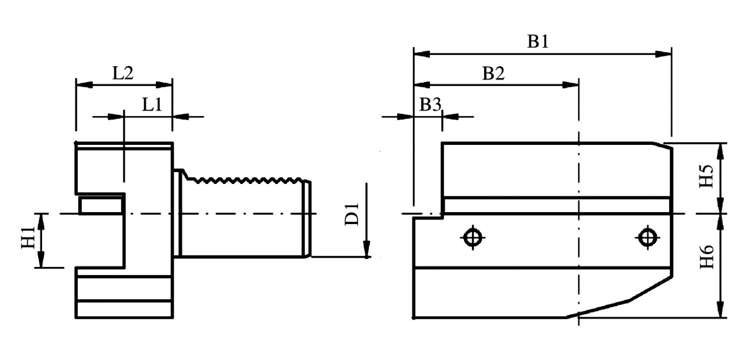 B Series Radial Outer Diameter Tool Holder B6