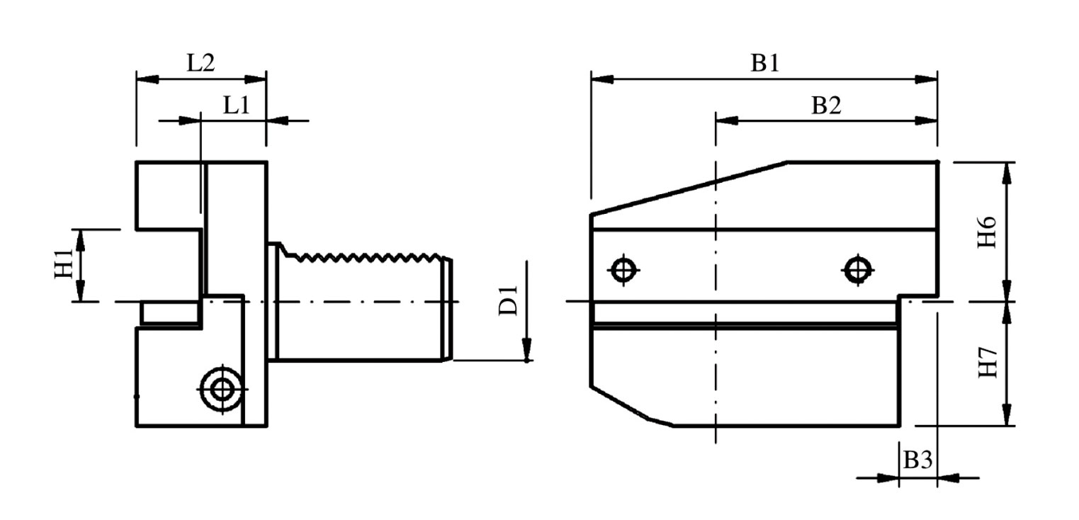 B Series Radial Outer Diameter Tool Holder B7