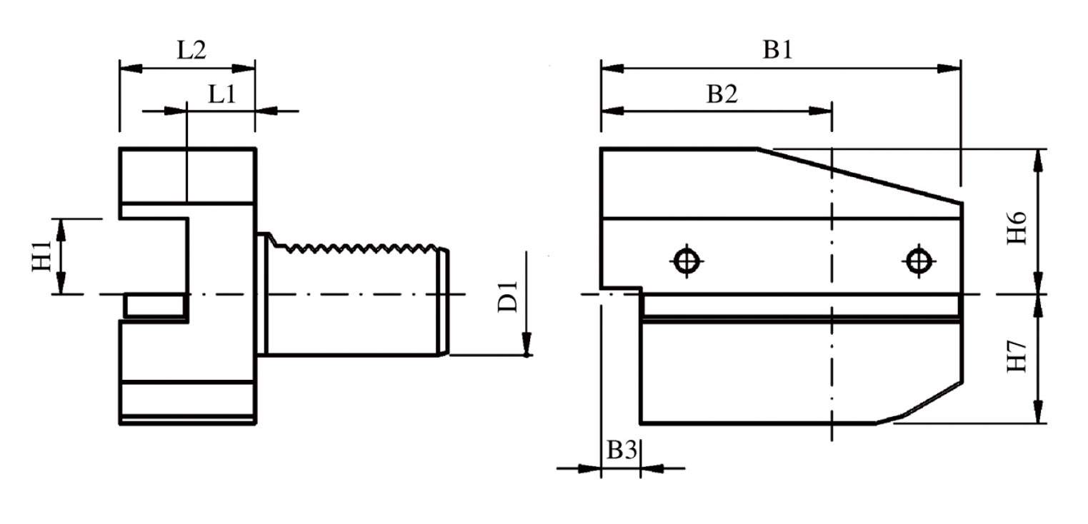 B Series Radial Outer Diameter Tool Holder B8