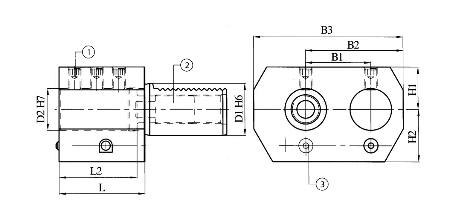 Right Collet Chuck Form E7