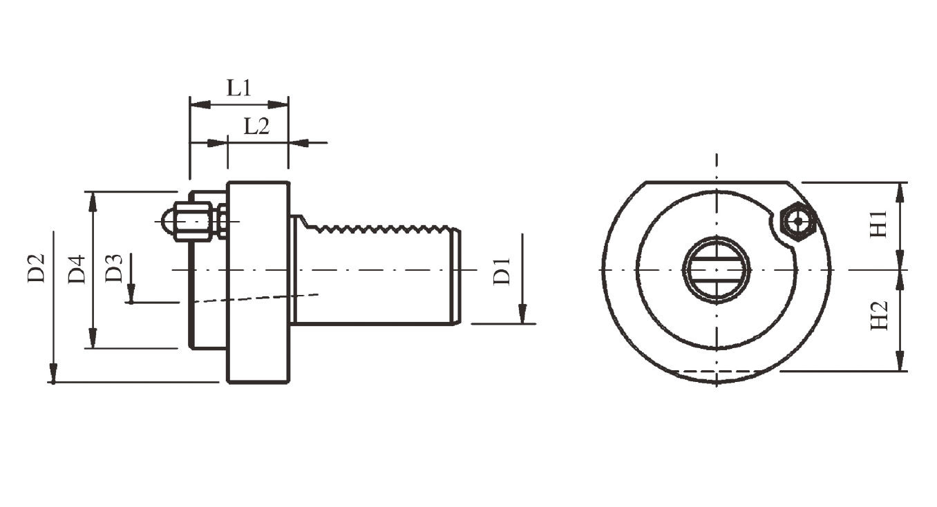 Morse Taper Holder Form F